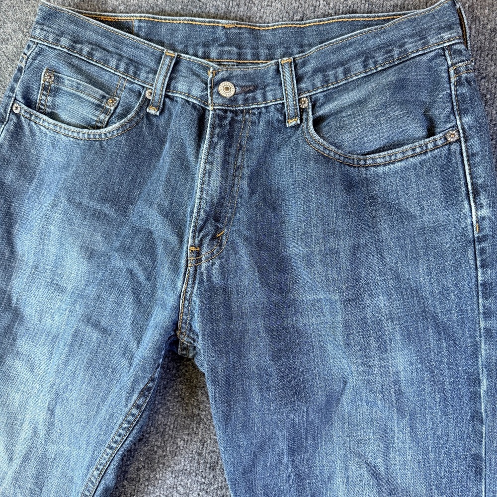 Levi's 559 Relaxed Fit Jeans Mens 33x29 Blue Denim Cotton Straight Leg Mid Rise